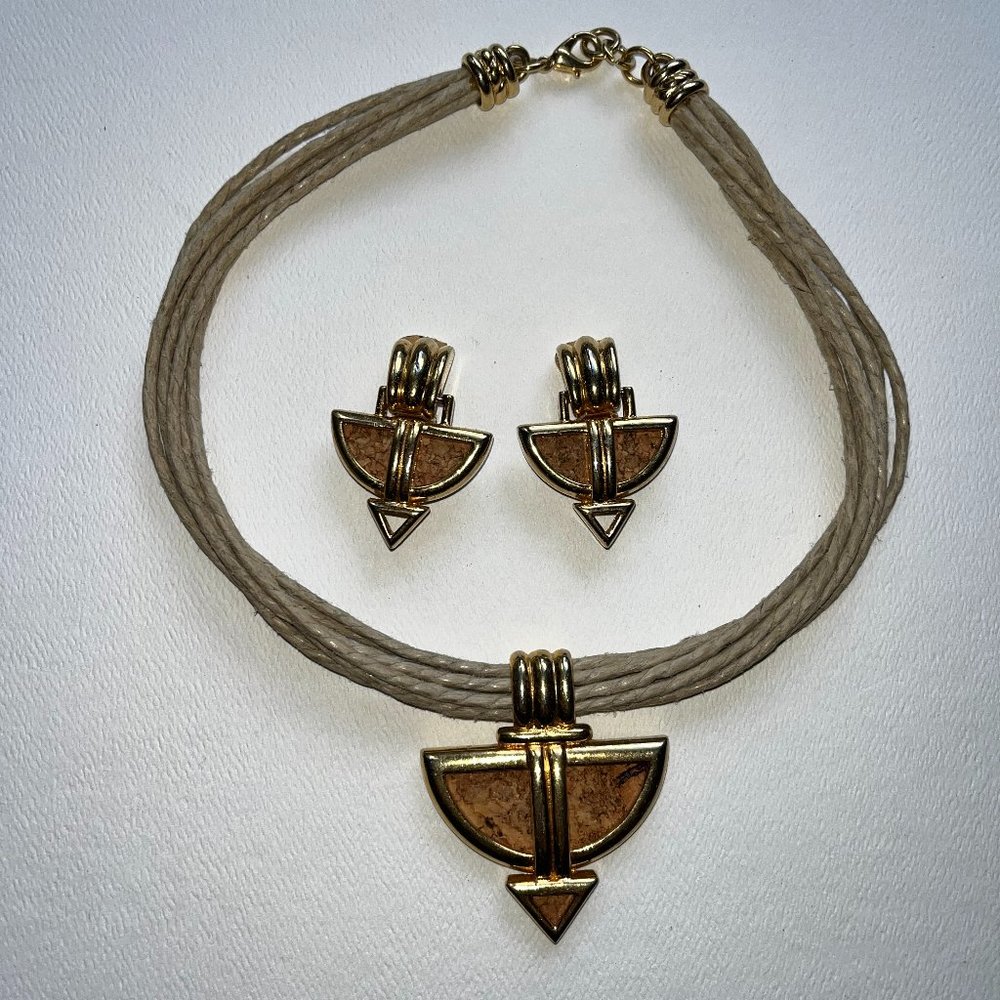 David Grau Necklace and Earring Set